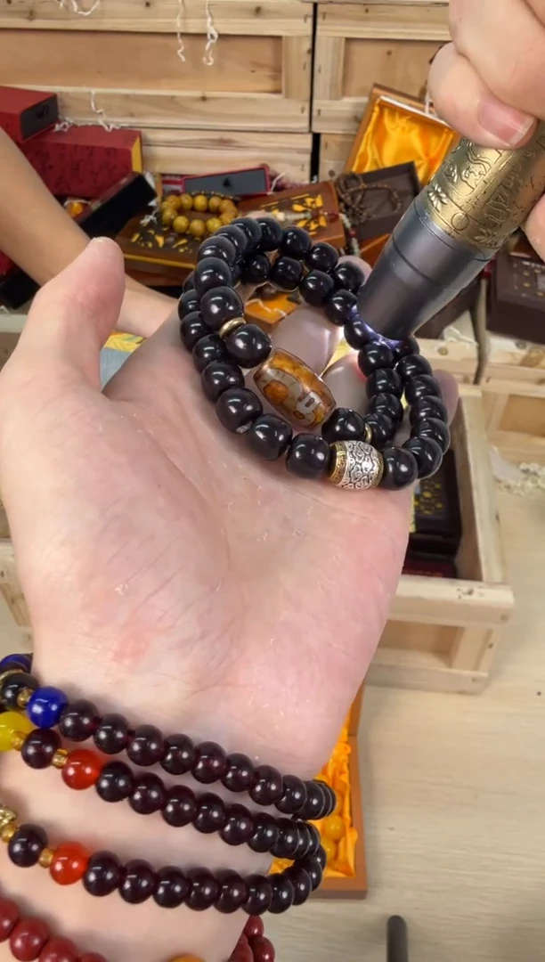 非洲檀香无事牌手串清######