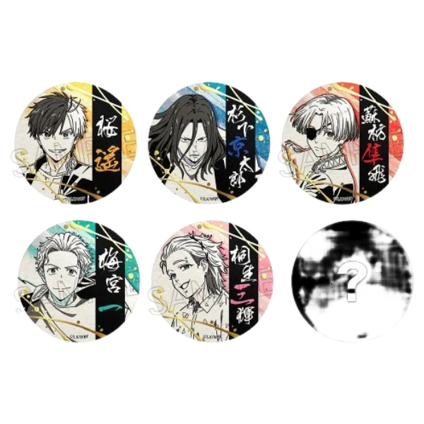 【日谷】 防风铃 烫金和纸吧唧 盲盒