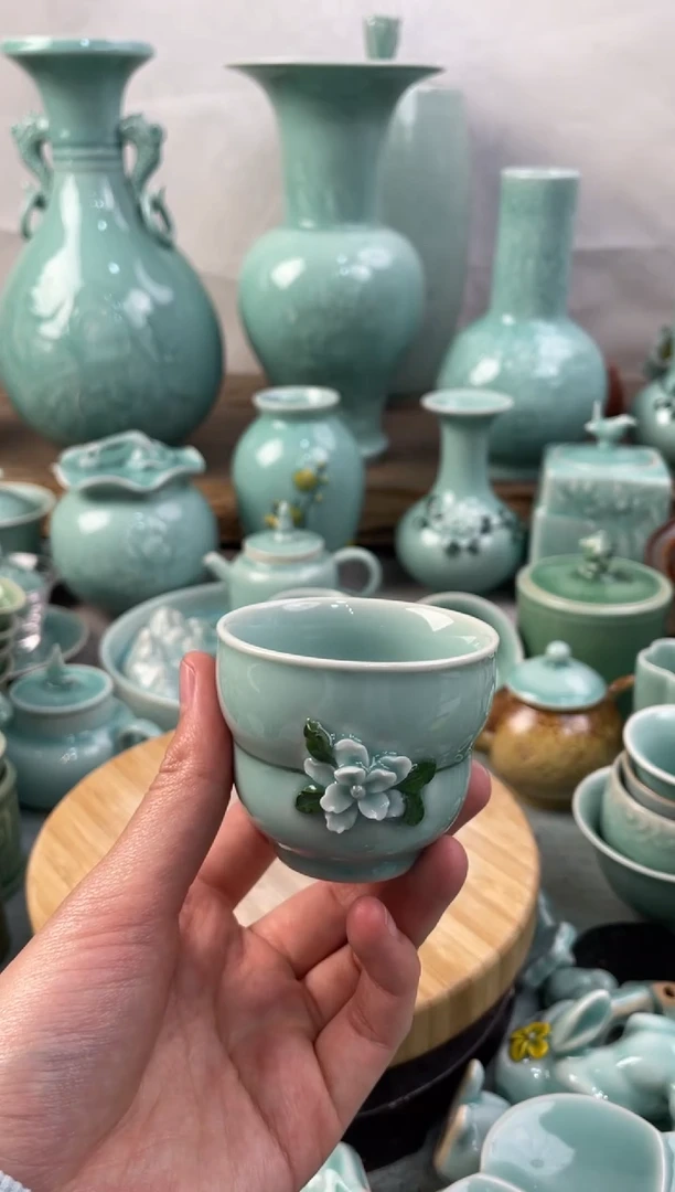 【闪购商品】手工捏花 福利款 慧仙青瓷 瓷器