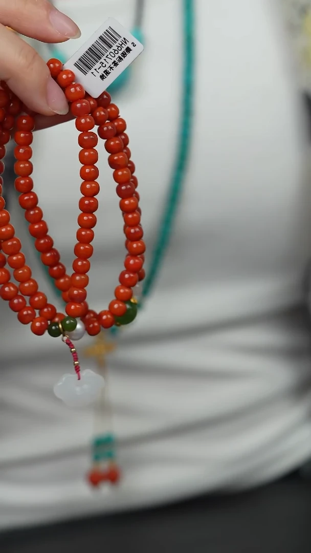 未镶嵌D21（多样性发一件）南红玛瑙项链