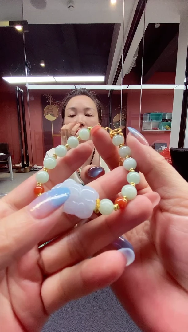 颈饰未镶嵌翡翠翡翠手串