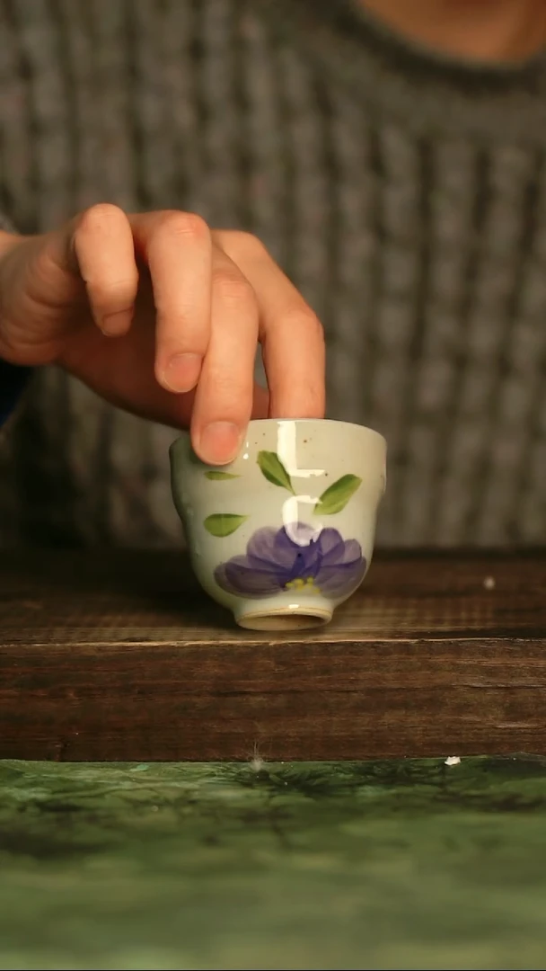 手工手绘瓷器青诗集手工手绘瓷器