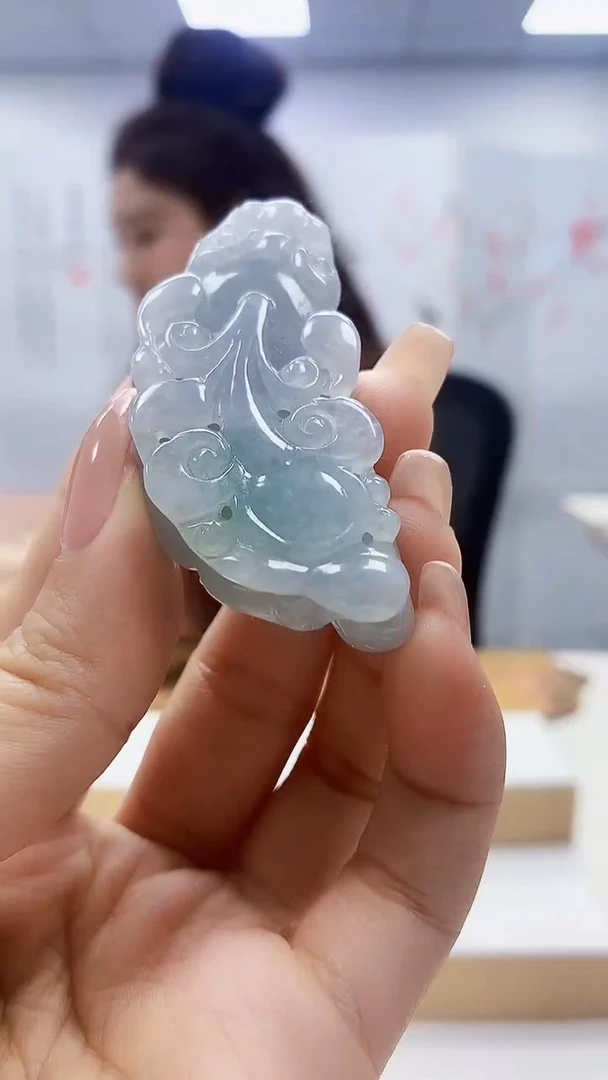 未镶嵌定制翡翠4829ty-毛货挂件54