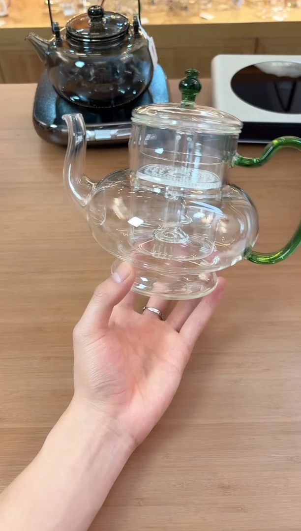 孤品-禾器-宫灯壶-湖绿色-无包装