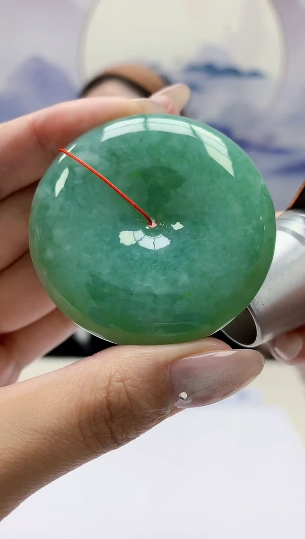 定制翡翠未镶嵌4852MM-毛货挂件132