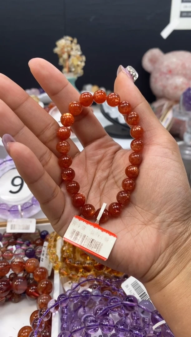 未镶嵌手串长石金太阳