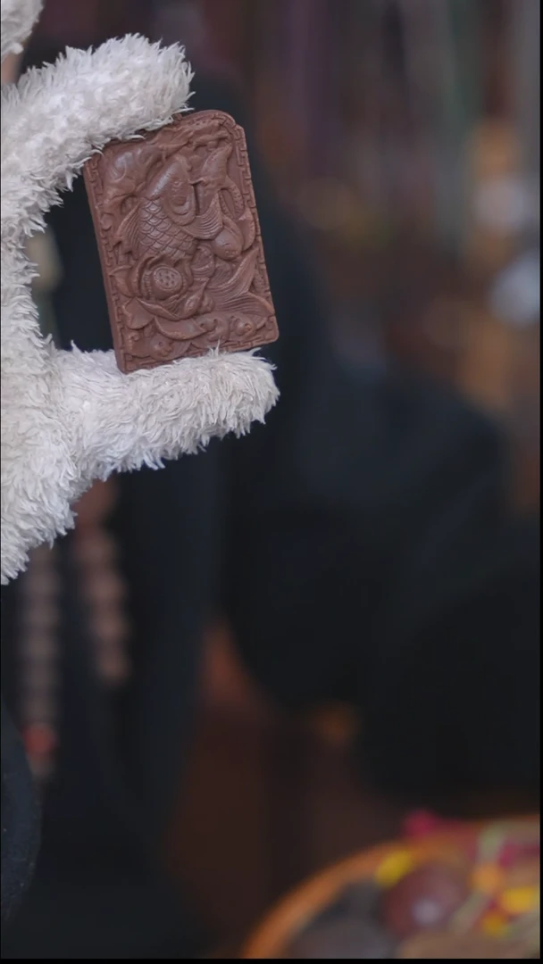 【闪购商品】泥塑龙涎念慈富甲有余脖挂款式