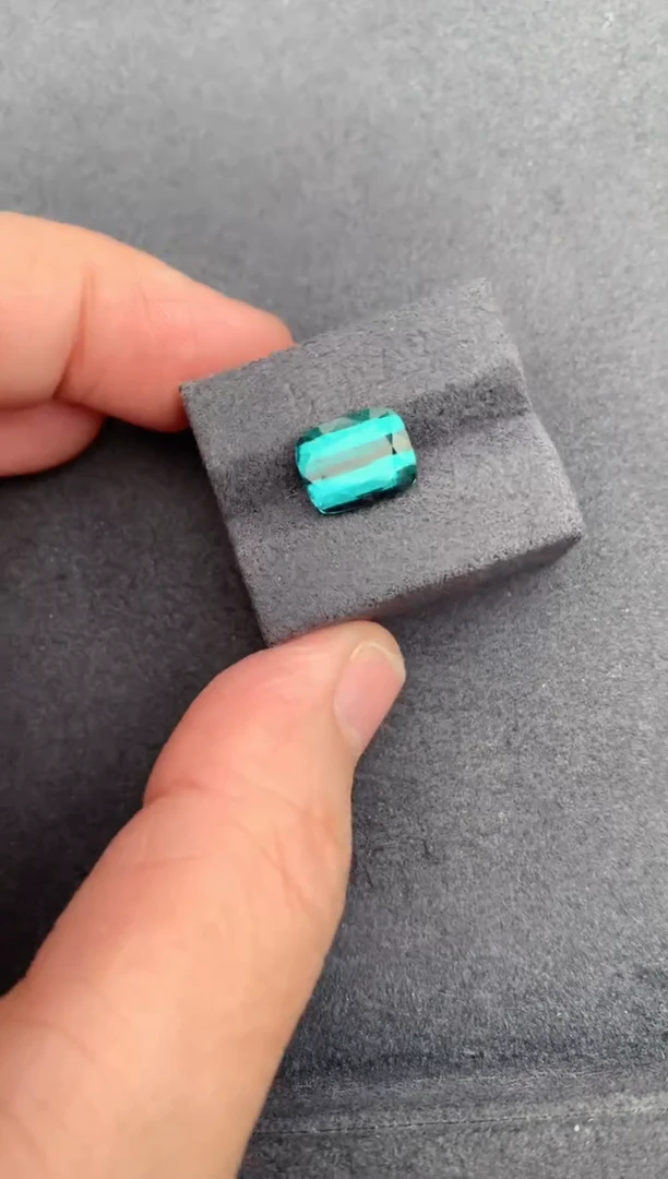 未镶嵌珠宝半成品碧玺3.2ct拉贡  BH  定制