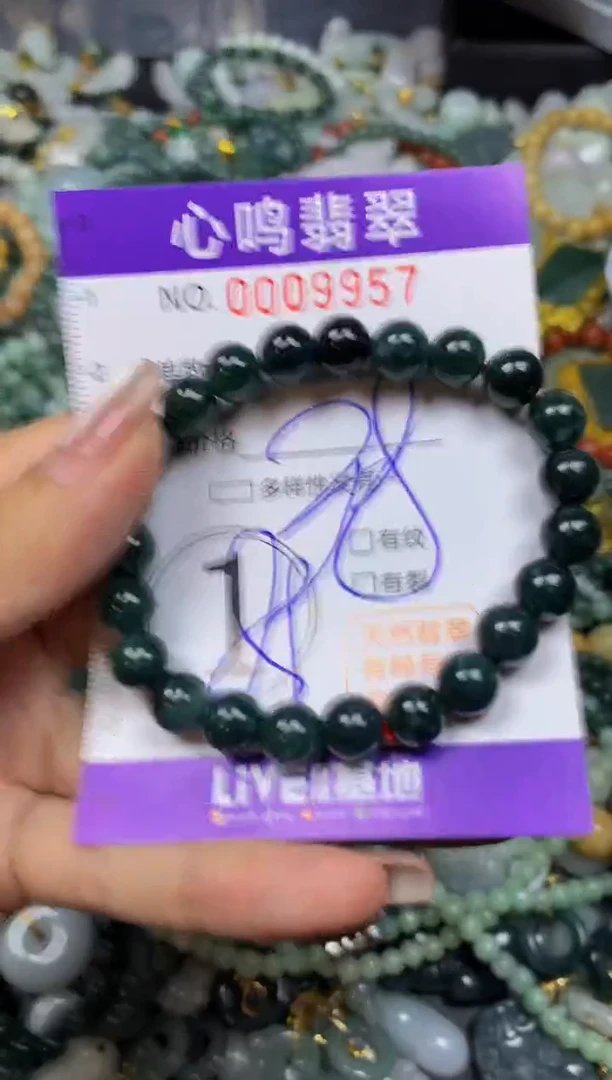翡翠未镶嵌颈饰闪购009957