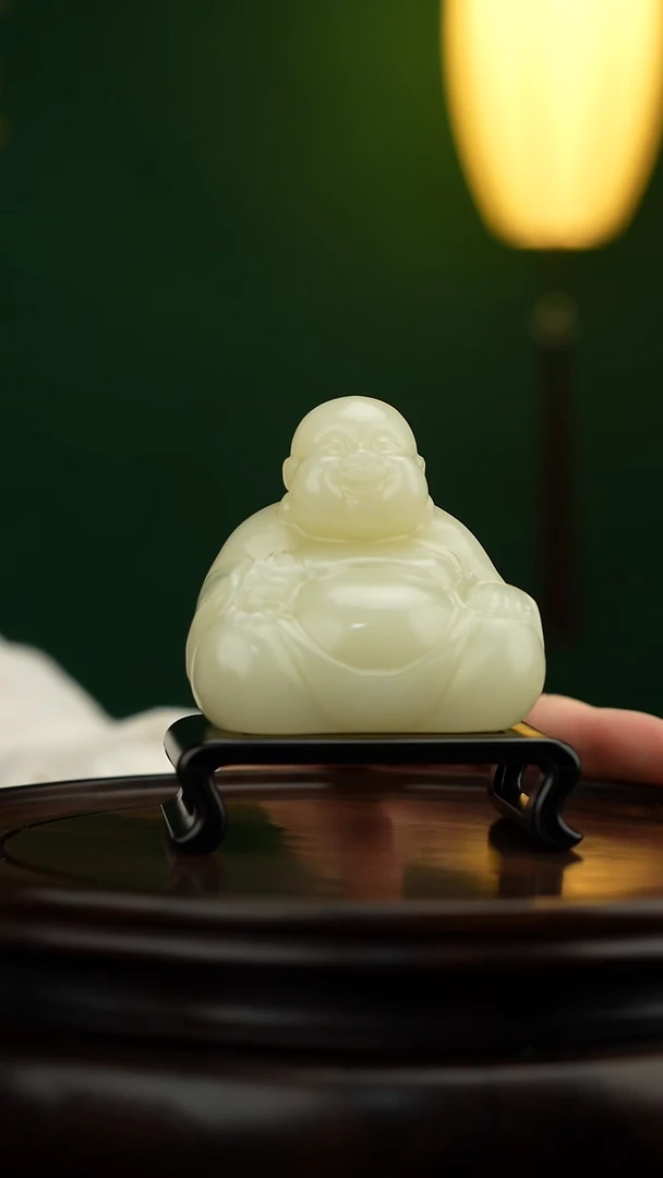 玉【弥勒】天然玉石手把件