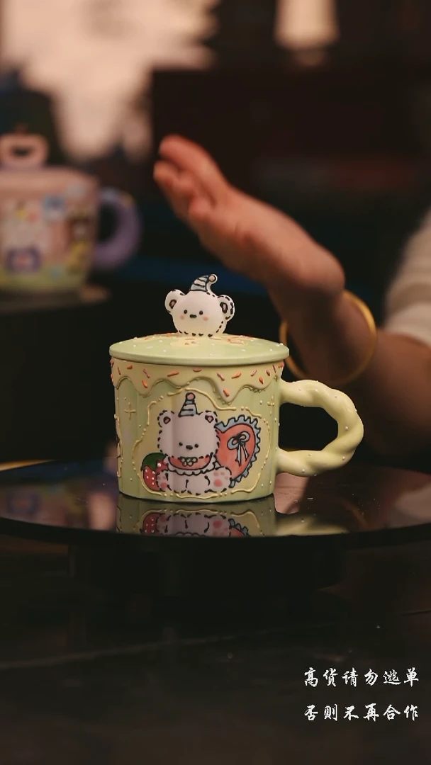 陶瓷景德镇可爱设计师款陶瓷