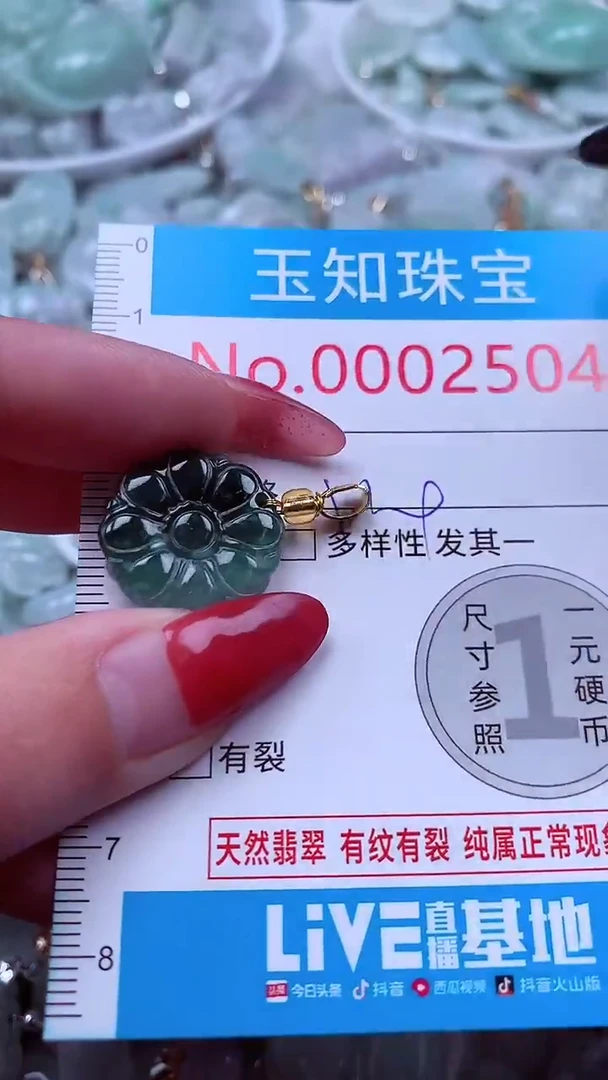 吊坠(不含链)未镶嵌翡翠2504