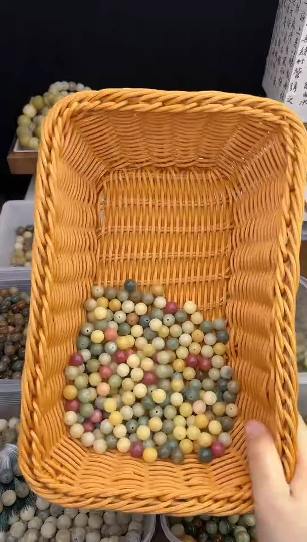 【闪购商品】菩提根/象牙果吊坠卡11马卡龙圆珠散珠100颗