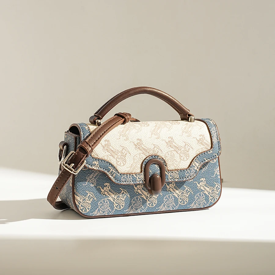 【雅各邦】2025新款法式百搭小众斜跨包女轻奢品牌感时髦手提包