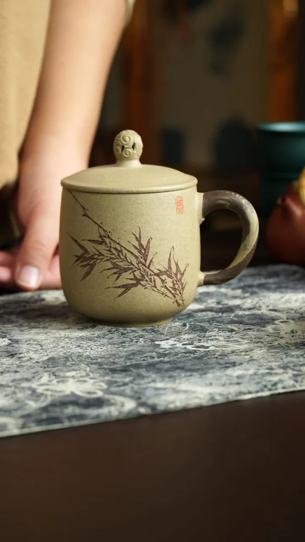 茶杯紫砂17号李建军老师宜兴紫砂原矿作品