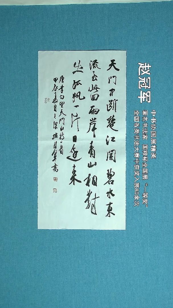 【闪购商品】书法048 上海赵冠军中书协69*34