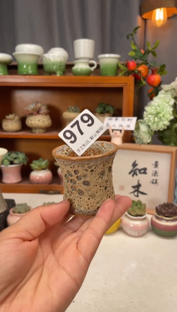 瓷片979知木小芳花盆