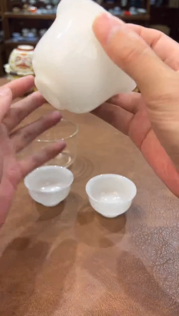 真的很便宜会开片的旅行茶具