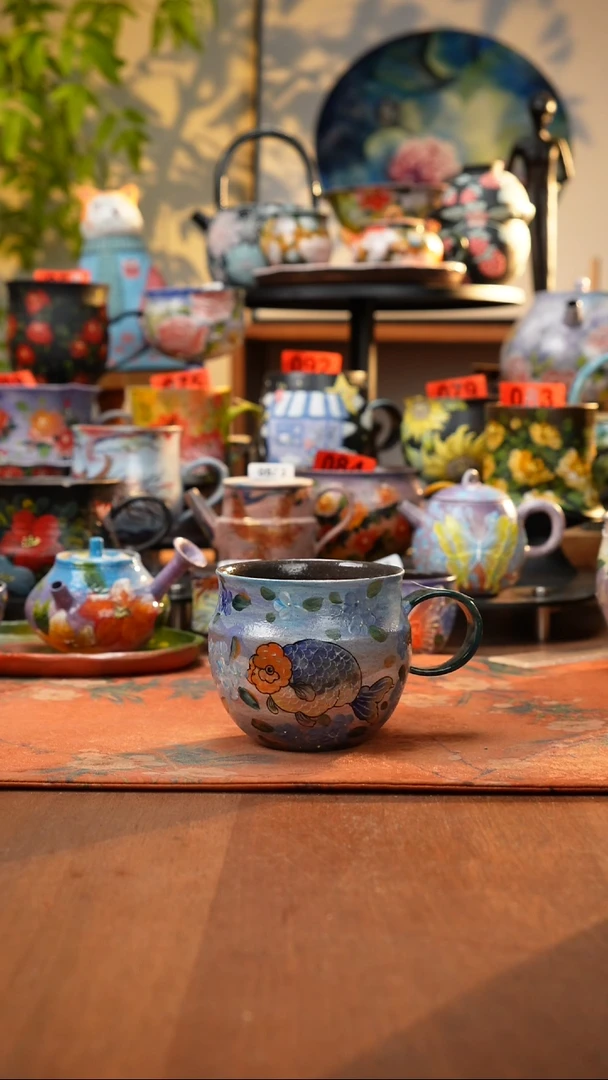 瓷片景德镇手工手绘284