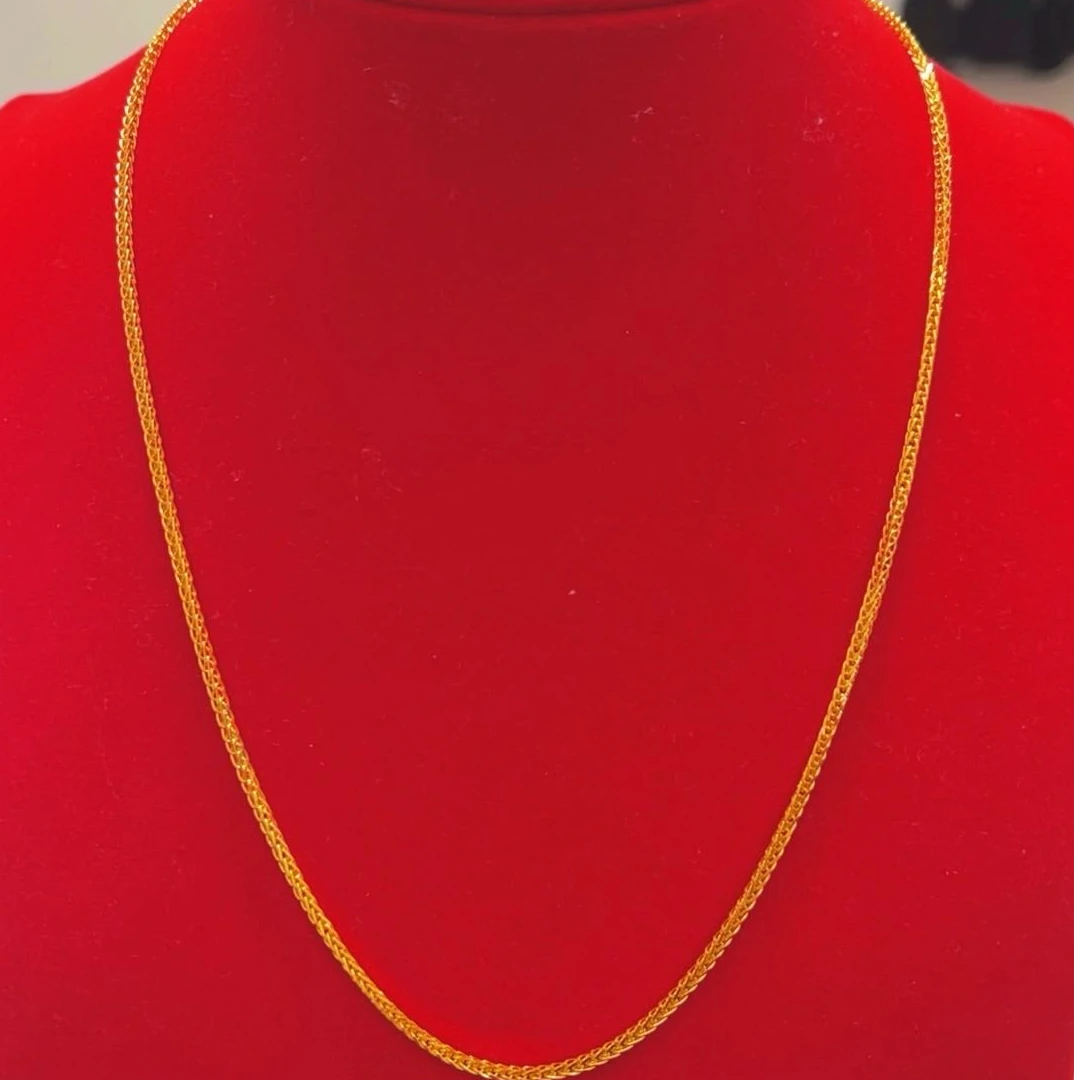 链子足银 足银项链 最新款项链 نازۇك قاپلىما ئالتۇنلىرى 083