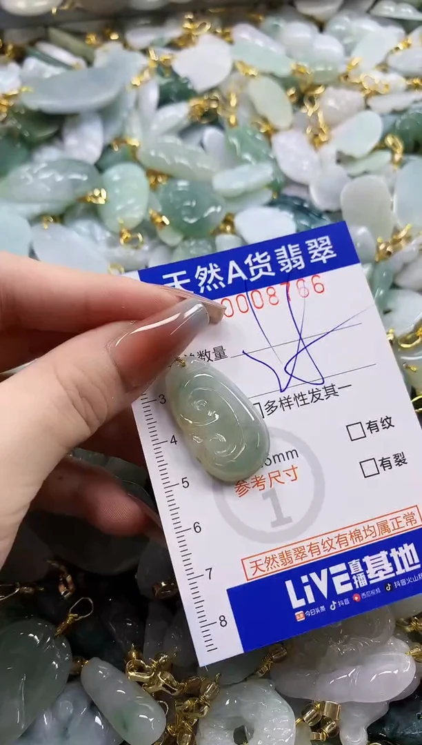 颈饰未镶嵌翡翠天然A货翡翠