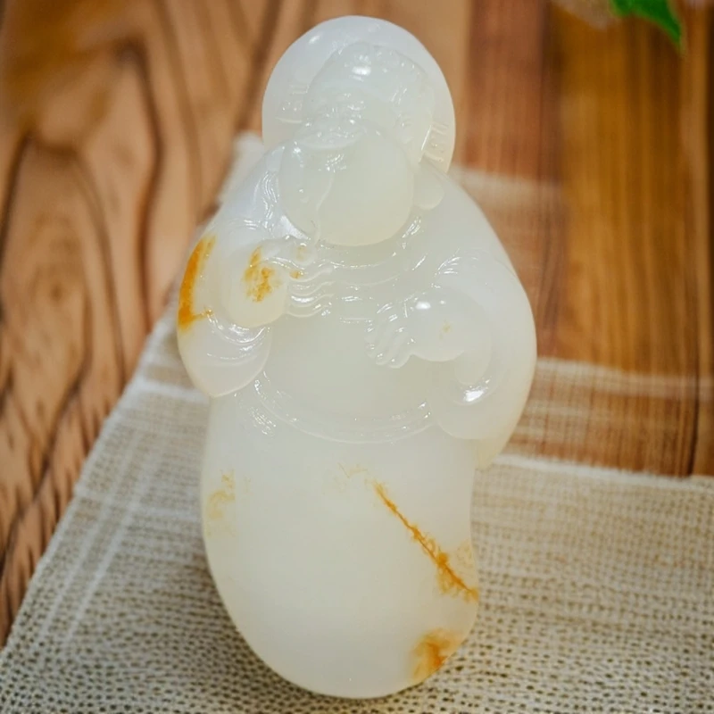 和田玉未镶嵌吊坠(不含链)
