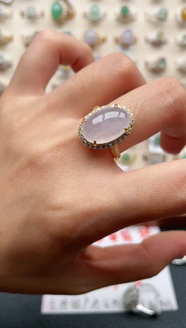 【闪购商品】翡翠戒指银S925镶嵌1111