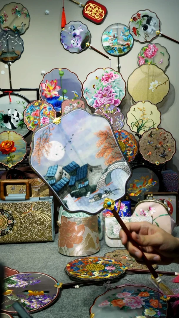 刺绣纯手工苏绣艺术品