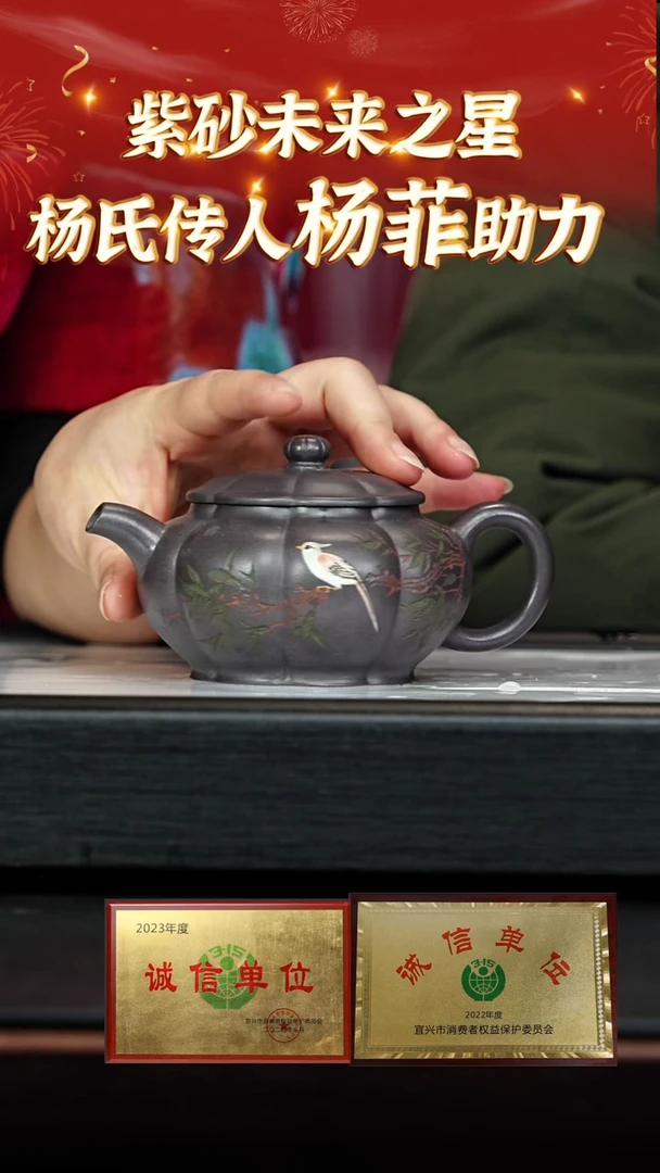 【闪购商品】紫砂茶壶68 杨菲老师专场  蠡墅天青