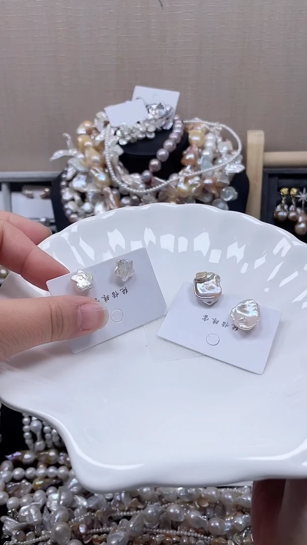 未镶嵌套装淡水珍珠【纯恬饰品】