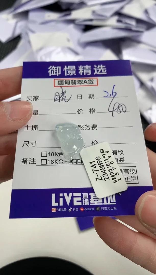 【闪购商品】翡翠颈饰未镶嵌81