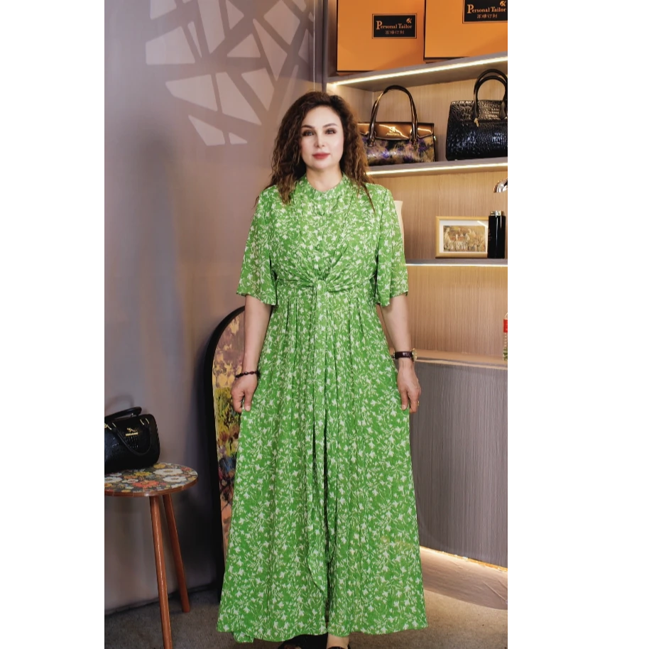 高定碎花长裙SHASHA