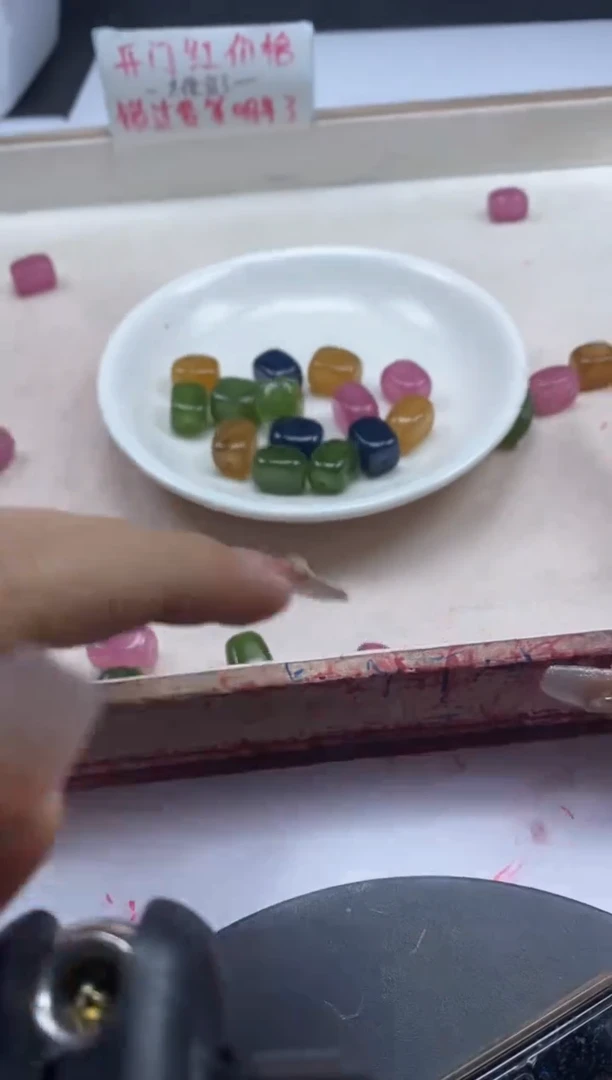 【闪购商品】碧玺颈饰未镶嵌w2299碧玺随形12mm*5颗