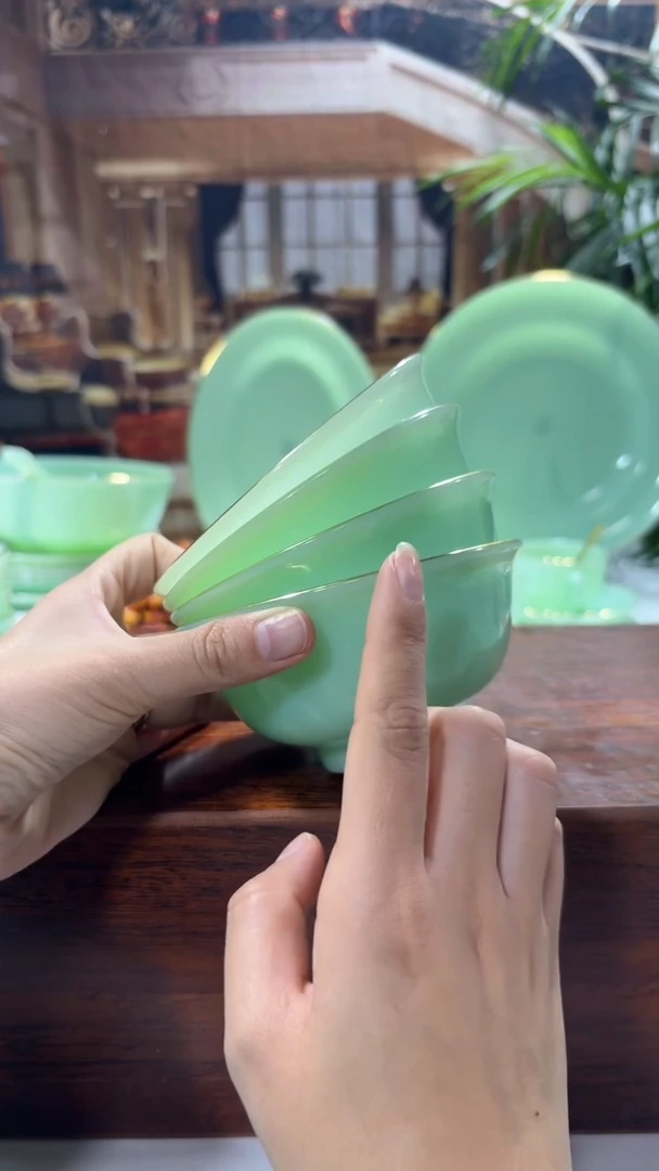 【闪购商品】...4.5英寸玉瓷碗4个口径11.5厘米