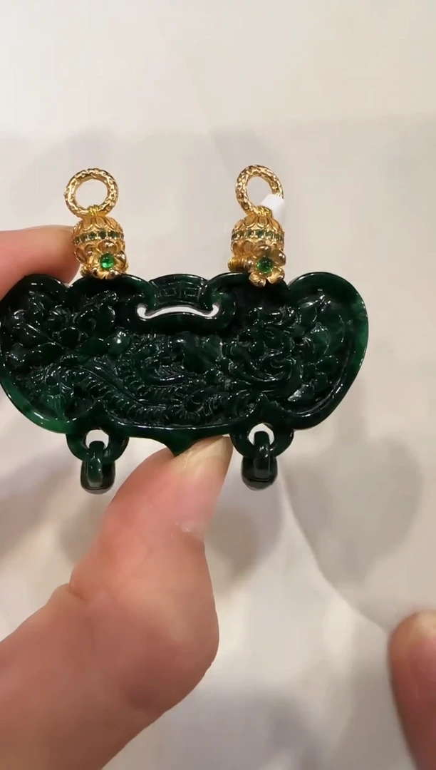 颈饰未镶嵌翡翠国风