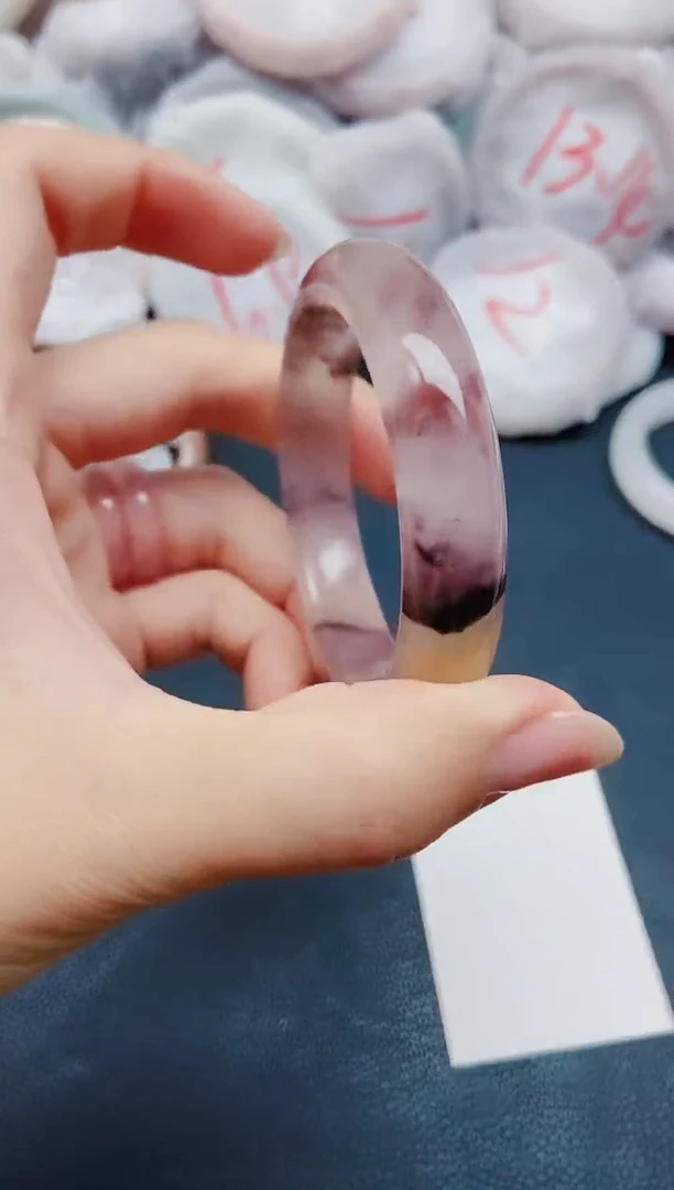 石英质玉手镯未镶嵌N75-51-52