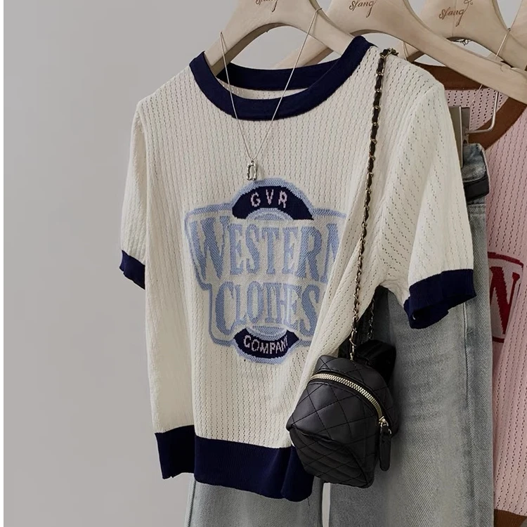 【428】夏季高级感网红小T恤时尚