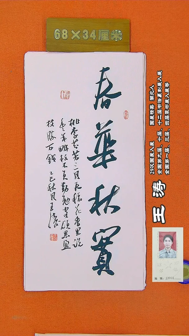 书法106R王涛书法作品