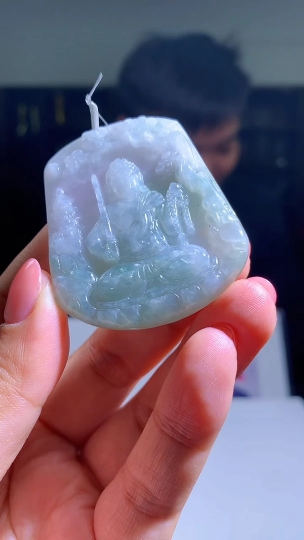 翡翠未镶嵌颈饰1057dq-jj挂件2