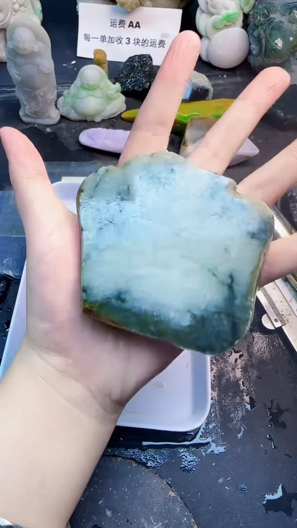 翡翠挂件未镶嵌魁天然翡翠039
