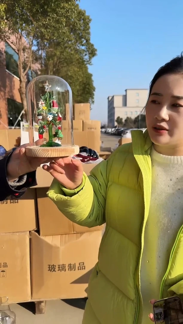 私花主义花瓶-圣诞树摆件