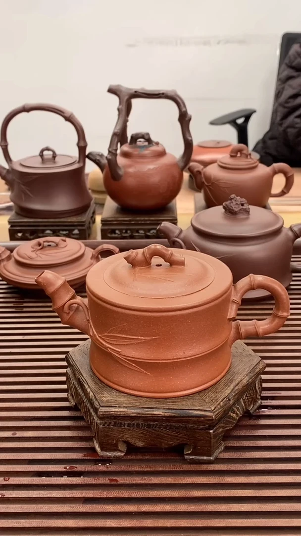 茶壶紫砂福利200毫升竹段