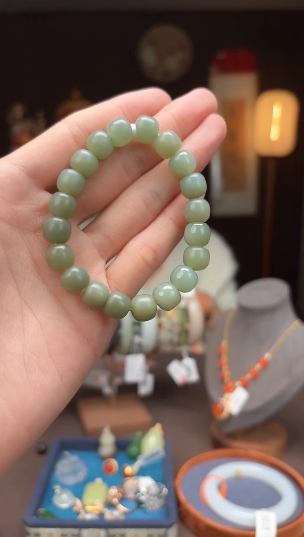 【闪购商品】和田玉AB143【手串】未镶嵌-