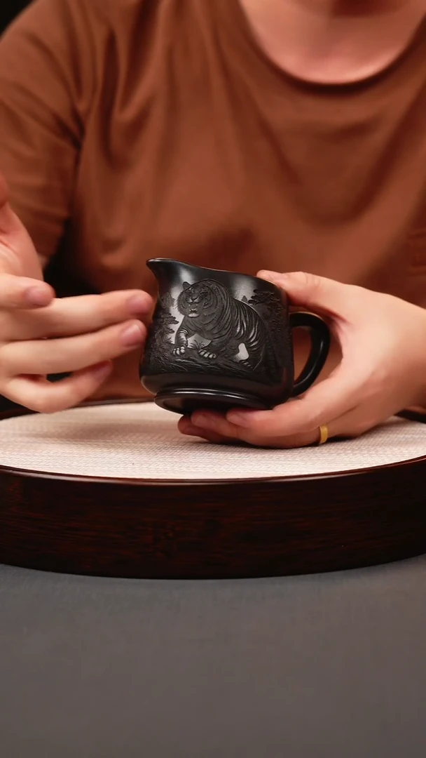 茶壶紫砂石黄公道杯