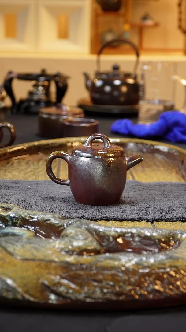 紫砂柴烧纯自然柴烧130毫升