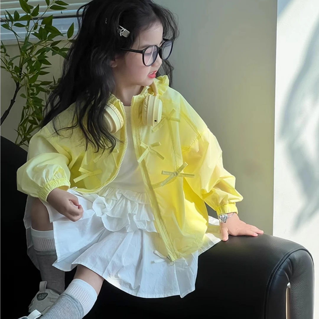 女童防晒衣2025夏季新款儿童洋气防晒服外套女孩韩版休闲薄款上衣