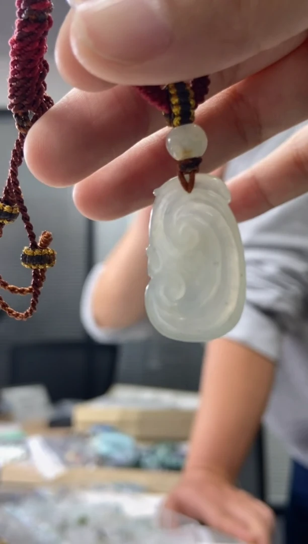 颈饰未镶嵌翡翠天然翡翠A货101