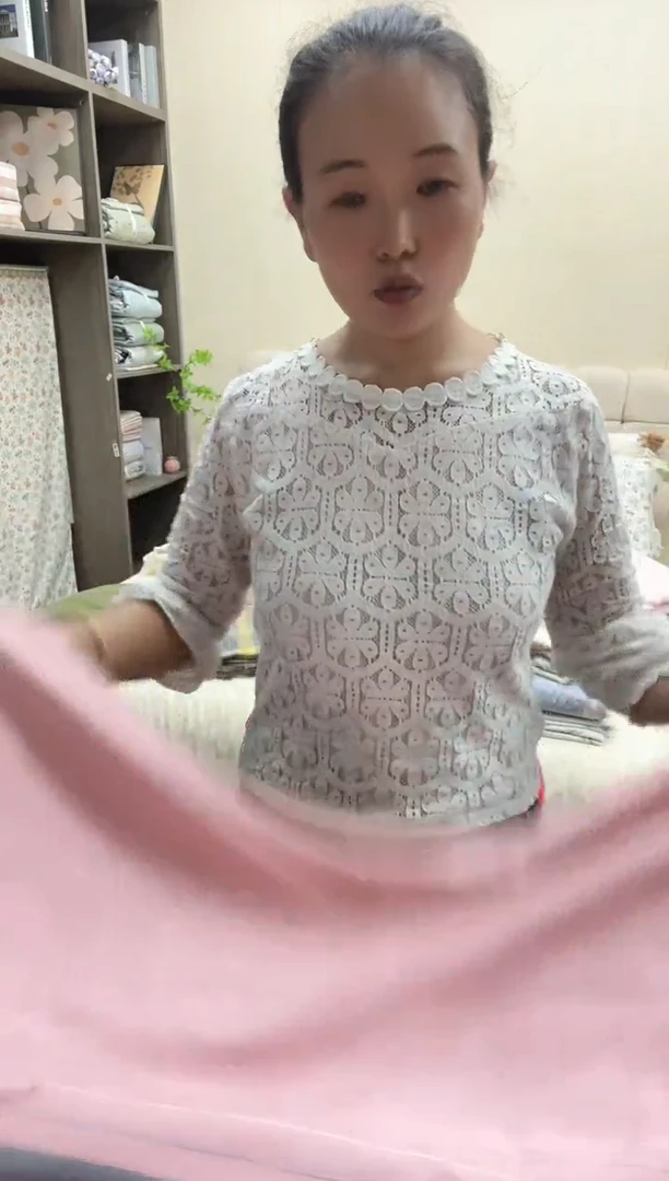 棉标准四件套豆沙粉