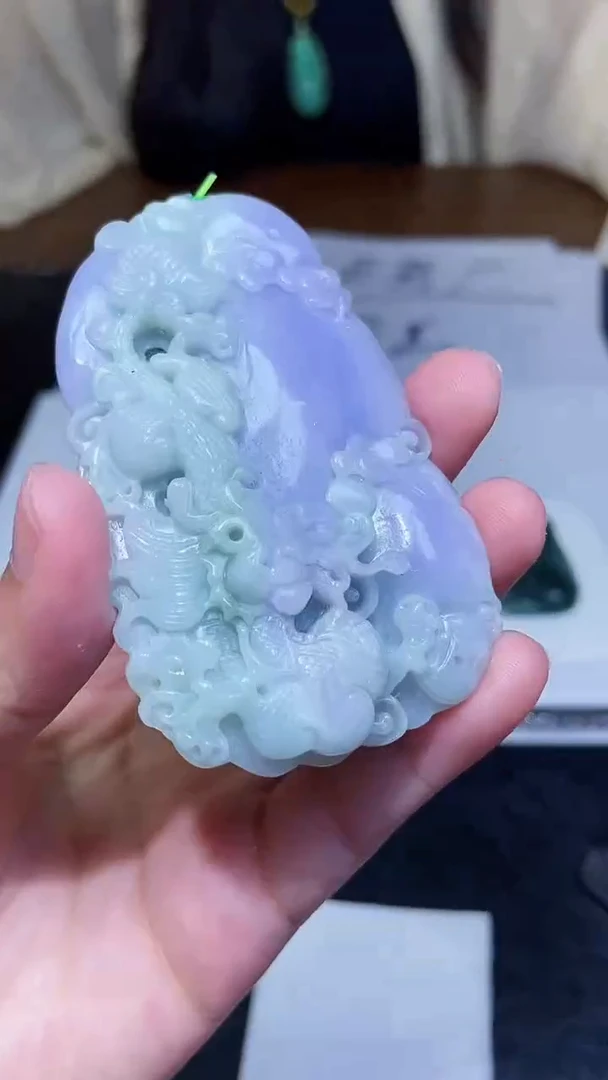 未镶嵌定制翡翠吊坠107