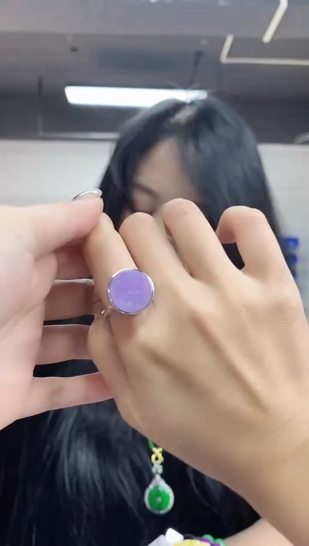 【闪购商品】翡翠戒指未镶嵌多样性发其一颜色微差